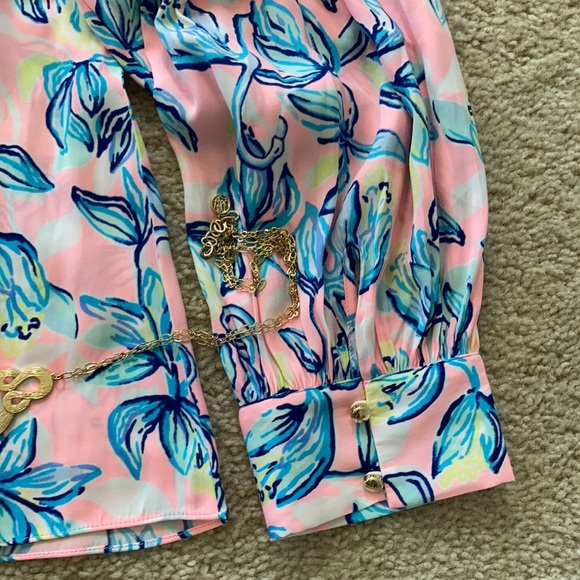Lilly Pulitzer Maisel Top Sweet Pea - Picture 8 of 10